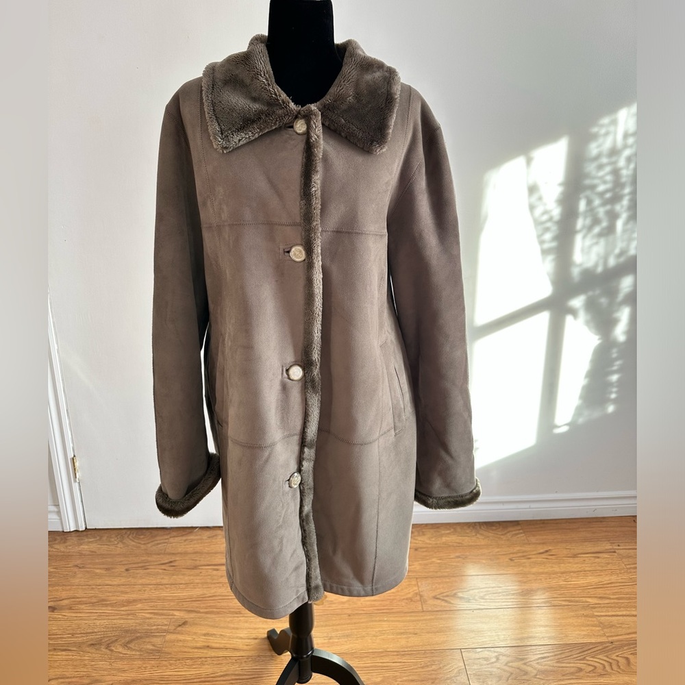 Vintage penny lane suede coat, penny lane coat size 1XL.